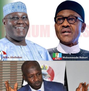 EFCC Chairman – Magu Charges Banks’ Compliance Officers To Be Alert As Politicians Repatriate Stolen funds To Buy Votes.