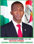 EFCC chairman - Bawa Abdulrasheed